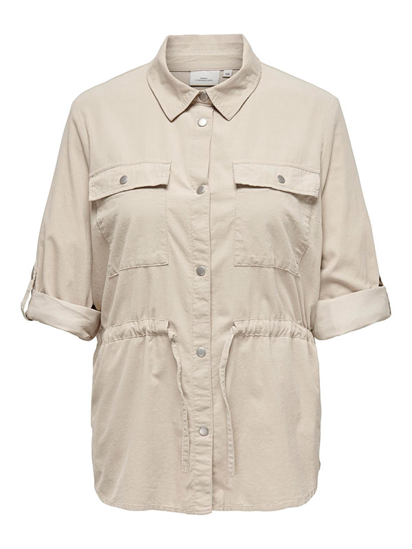 CARAIME - Plus Size Skjorta fra Only Carmakoma