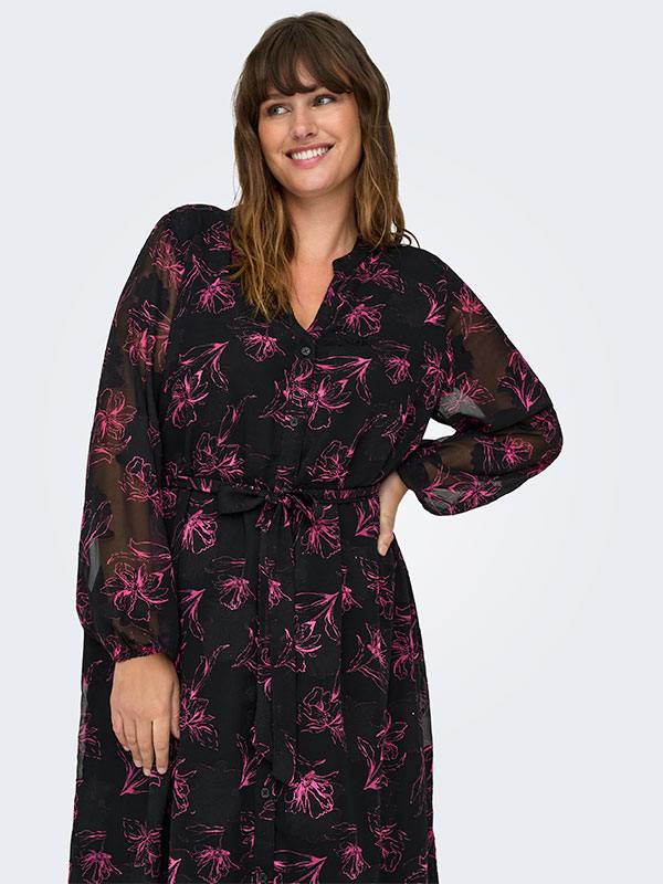 CARMELENA - Plus Size Klänning fra Only Carmakoma