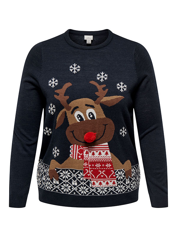 CARXMAS - Plus Size Tröja fra Only Carmakoma