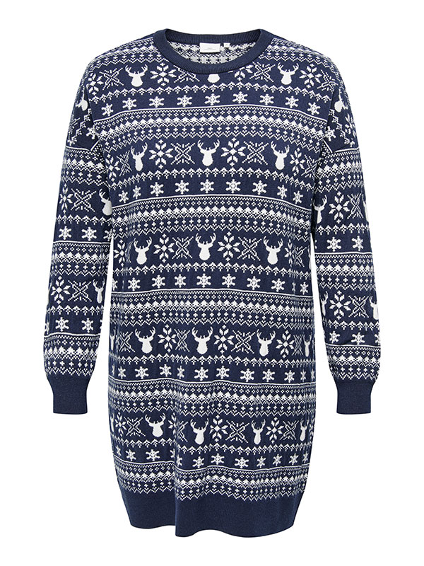 CARXMAS - Plus Size Klänning fra Only Carmakoma