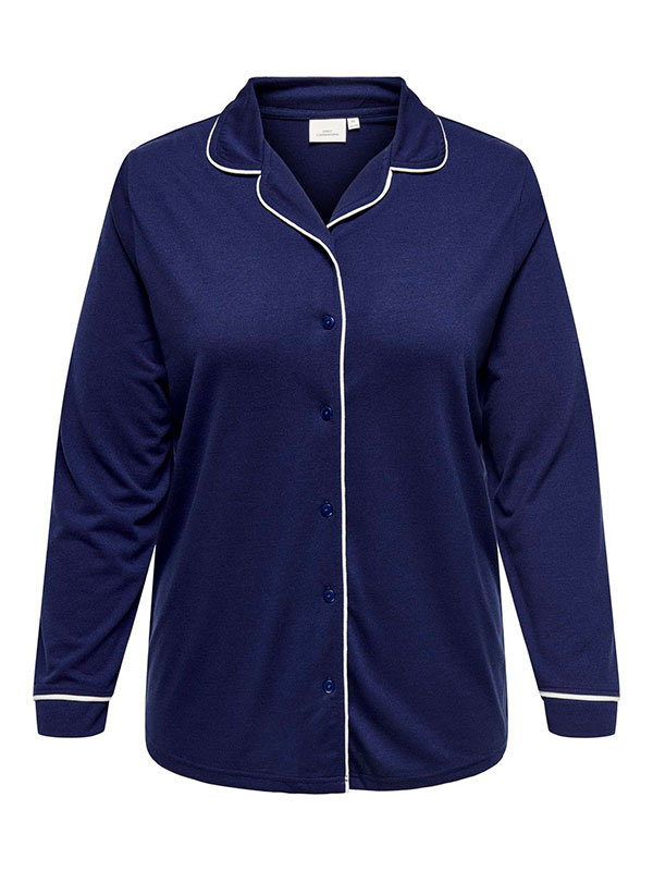 CARNIGHT - Plus Size Natt blus fra Only Carmakoma