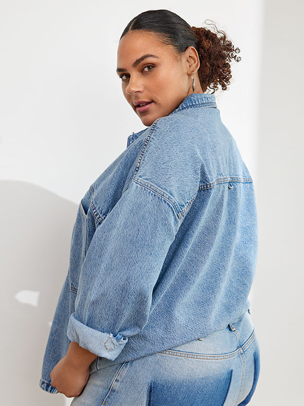 CAREMMIE - Plus Size Skjorta fra Only Carmakoma