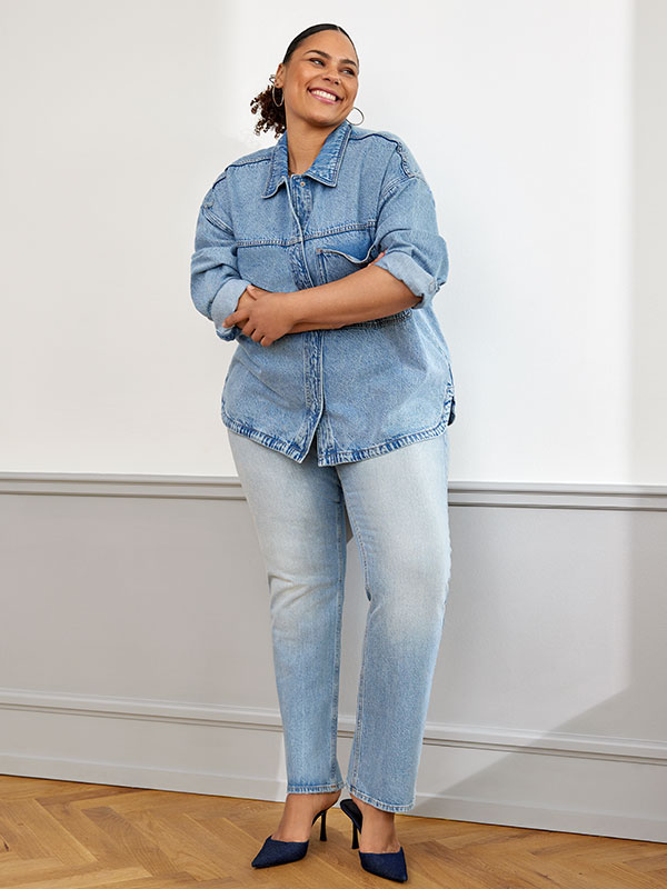 CAREMMIE - Plus Size Skjorta fra Only Carmakoma