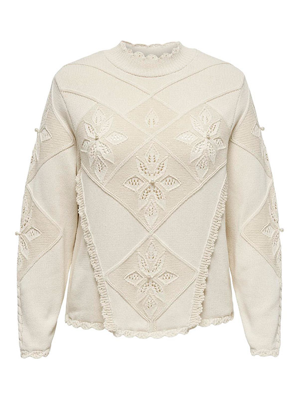 CARNICOLINE - Plus Size Tröja fra Only Carmakoma