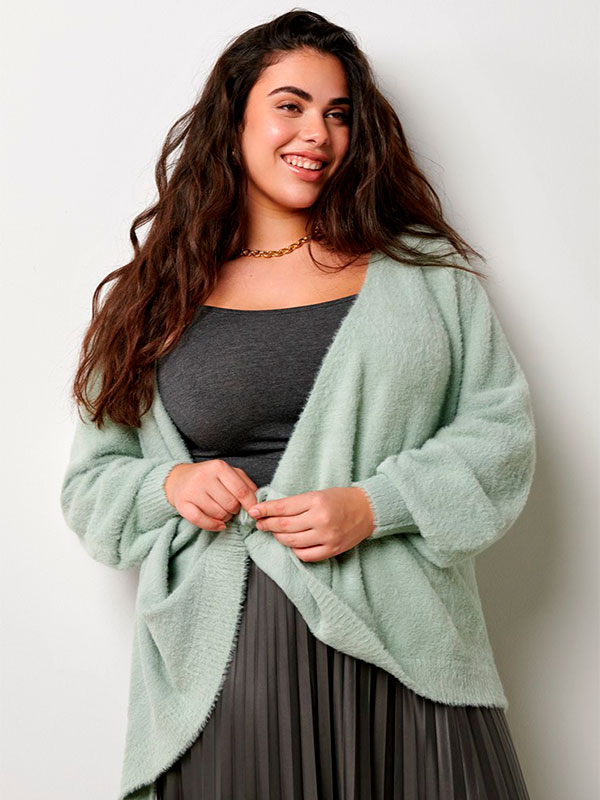 CARAMANDA - Plus Size Kofta fra Only Carmakoma