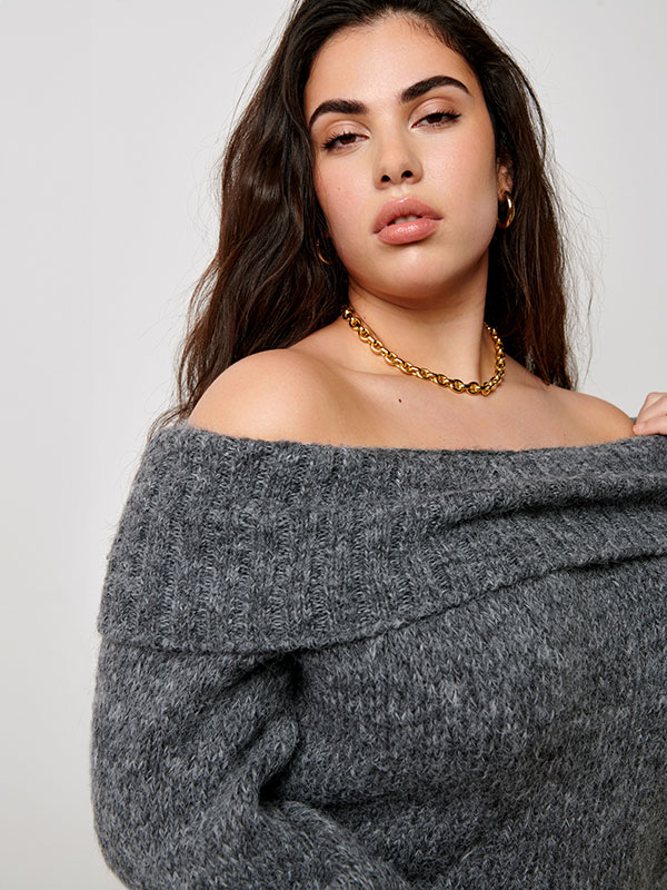 CARMARIE - Plus Size Tröja fra Only Carmakoma