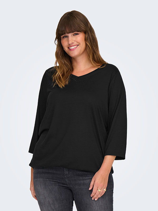 CARCARLINNE - Plus Size Blus fra Only Carmakoma