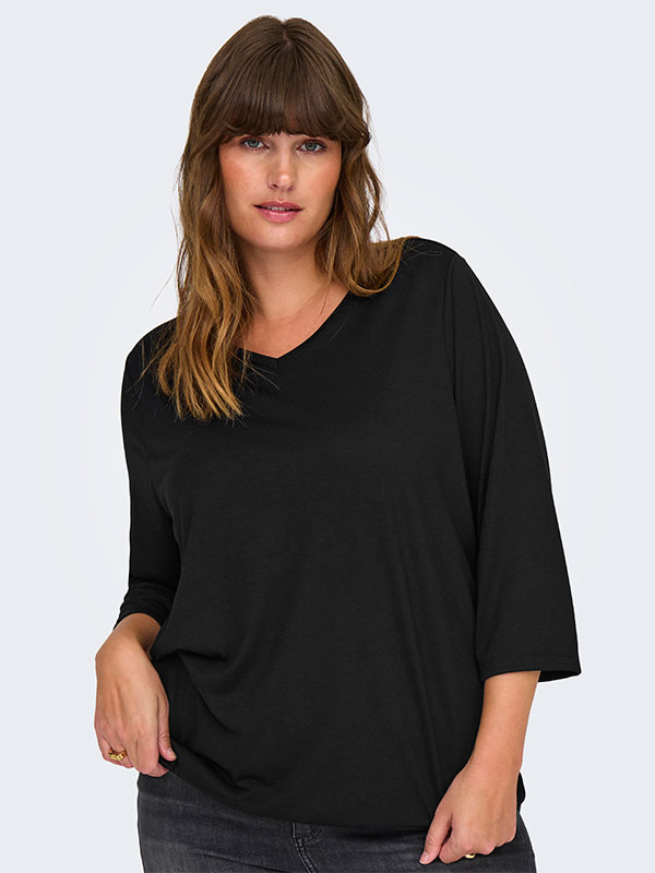 CARCARLINNE - Plus Size Blus fra Only Carmakoma