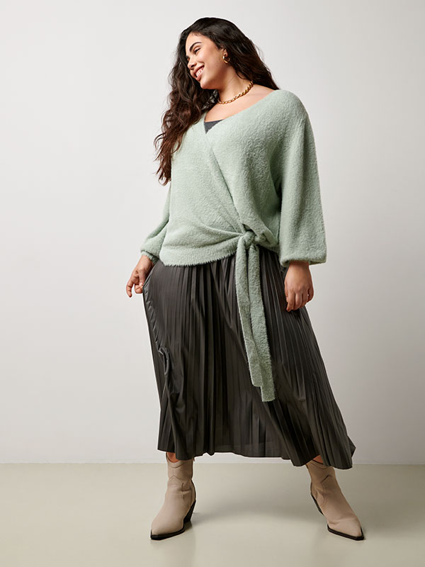 CARANINA - Plus Size Kjol fra Only Carmakoma