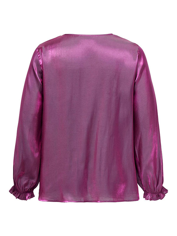 CARFRITZ - Plus Size Blus fra Only Carmakoma