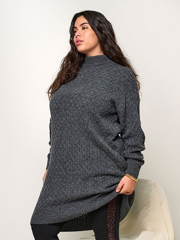 CARLITA - Plus Size Klänning fra Only Carmakoma