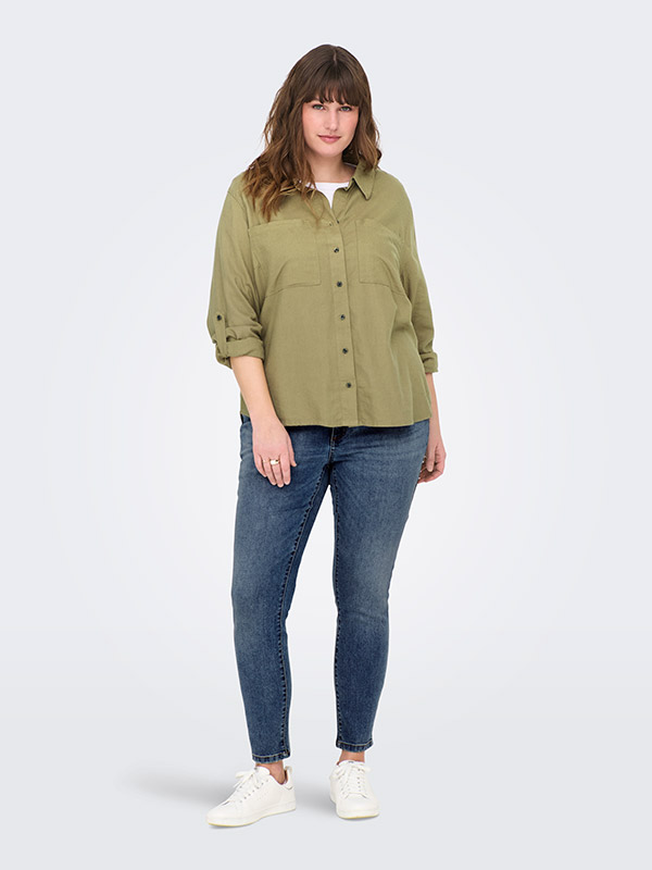 CARYASMIN-CARO - Plus Size Skjorta fra Only Carmakoma