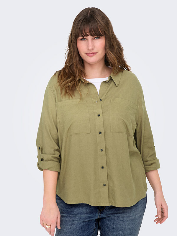 CARYASMIN-CARO - Plus Size Skjorta fra Only Carmakoma