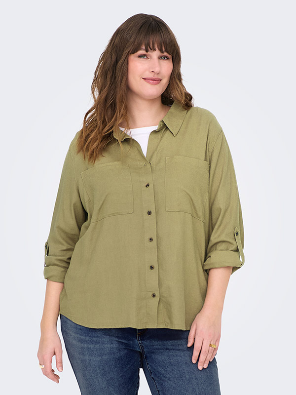 CARYASMIN-CARO - Plus Size Skjorta fra Only Carmakoma