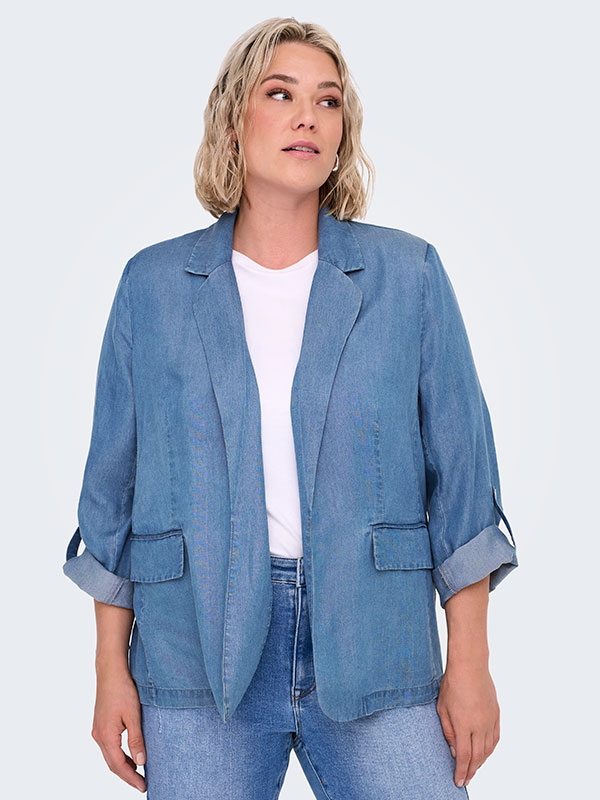CARCHARIS - Plus Size Kavaj fra Only Carmakoma