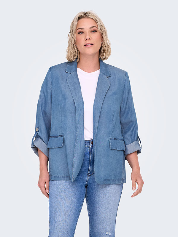 CARCHARIS - Plus Size Kavaj fra Only Carmakoma
