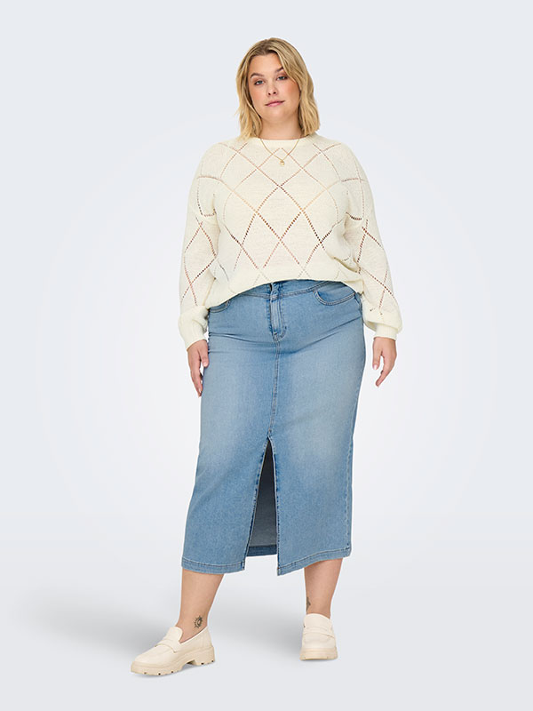 CARGEENAS - Plus Size Tröja fra Only Carmakoma