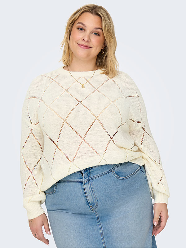 CARGEENAS - Plus Size Tröja fra Only Carmakoma
