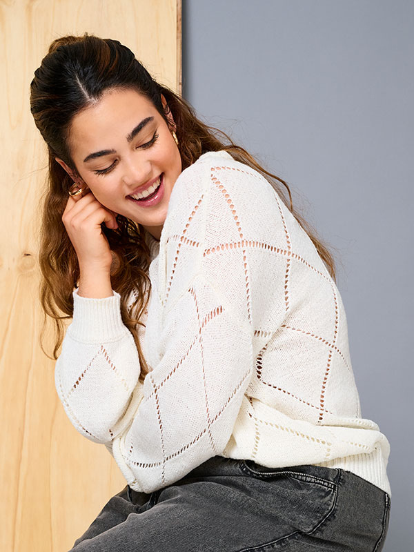 CARGEENAS - Plus Size Tröja fra Only Carmakoma