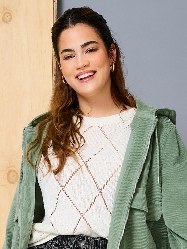 CARGEENAS - Plus Size Tröja fra Only Carmakoma