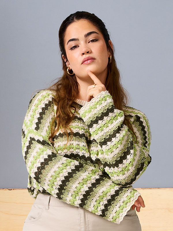 CARASA - Plus Size Tröja fra Only Carmakoma