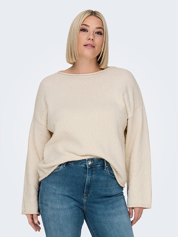 CARALVILDA - Plus Size Tröja fra Only Carmakoma