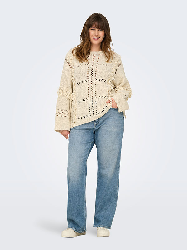 CARYRSA - Plus Size Tröja fra Only Carmakoma