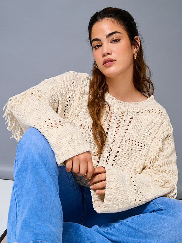 CARYRSA - Plus Size Tröja fra Only Carmakoma