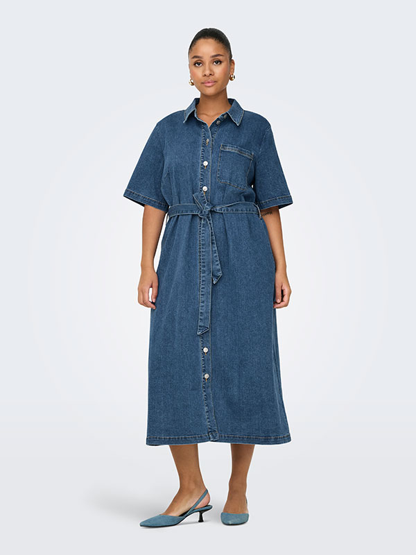 CARLANA - Plus Size Klänning fra Only Carmakoma