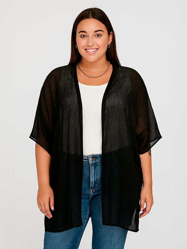 CARLUNA - Plus Size Kofta fra Only Carmakoma