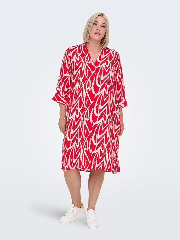 CAROLIVERA - Plus Size Klänning fra Only Carmakoma