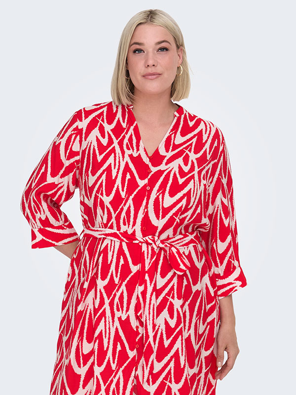 CAROLIVERA - Plus Size Klänning fra Only Carmakoma