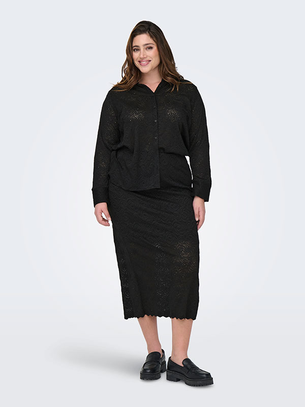 CARROSIL - Plus Size Kjol fra Only Carmakoma