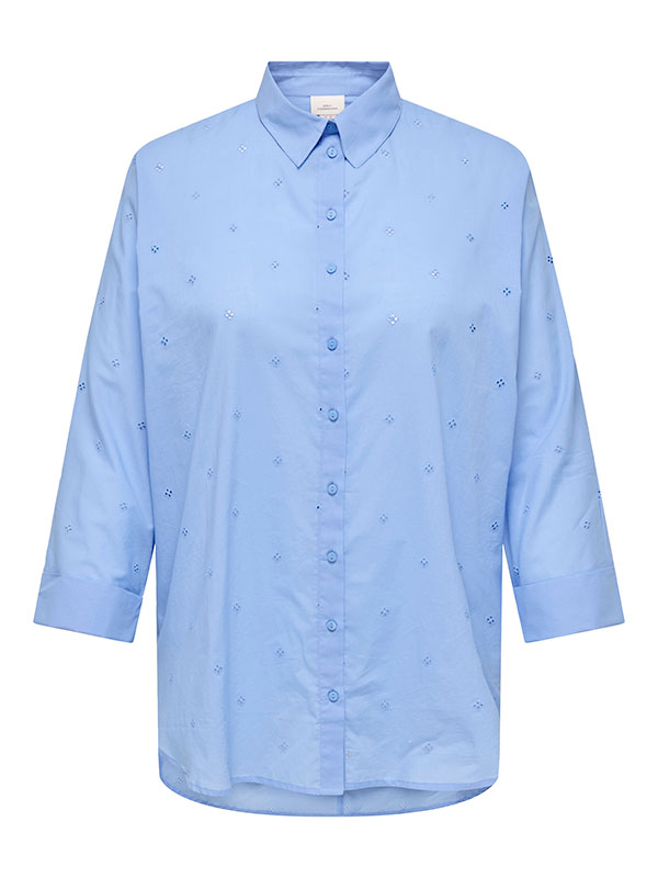 CARNEW - Plus Size Skjorta fra Only Carmakoma