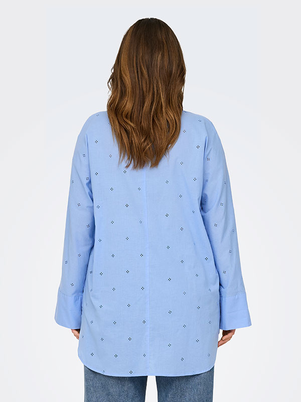 CARNEW - Plus Size Skjorta fra Only Carmakoma