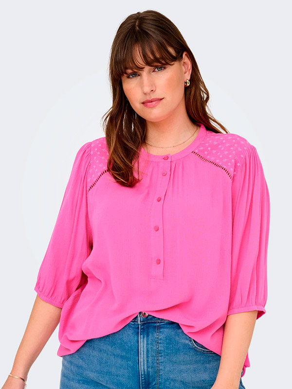 CARADZO - Plus Size Blus fra Only Carmakoma