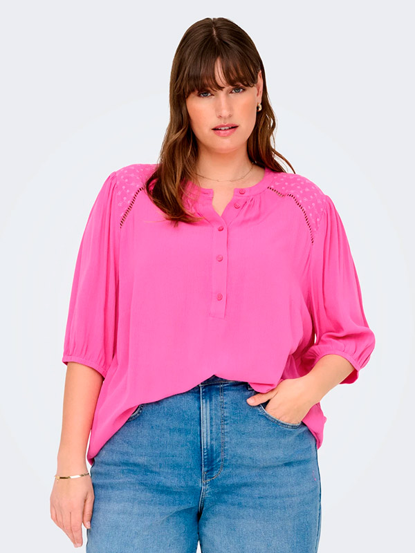 CARADZO - Plus Size Blus fra Only Carmakoma
