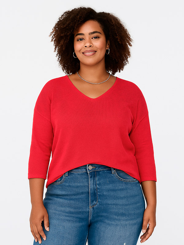 CARSUNNY - Plus Size Tröja fra Only Carmakoma