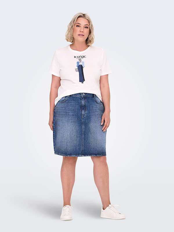 CARSTELLA - Plus Size Kjol fra Only Carmakoma