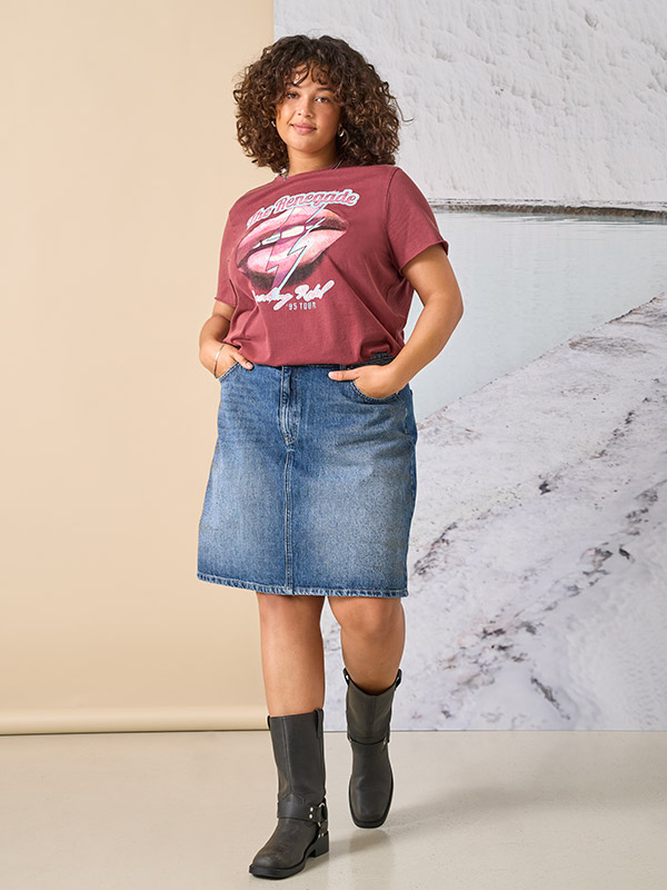 CARSTELLA - Plus Size Kjol fra Only Carmakoma