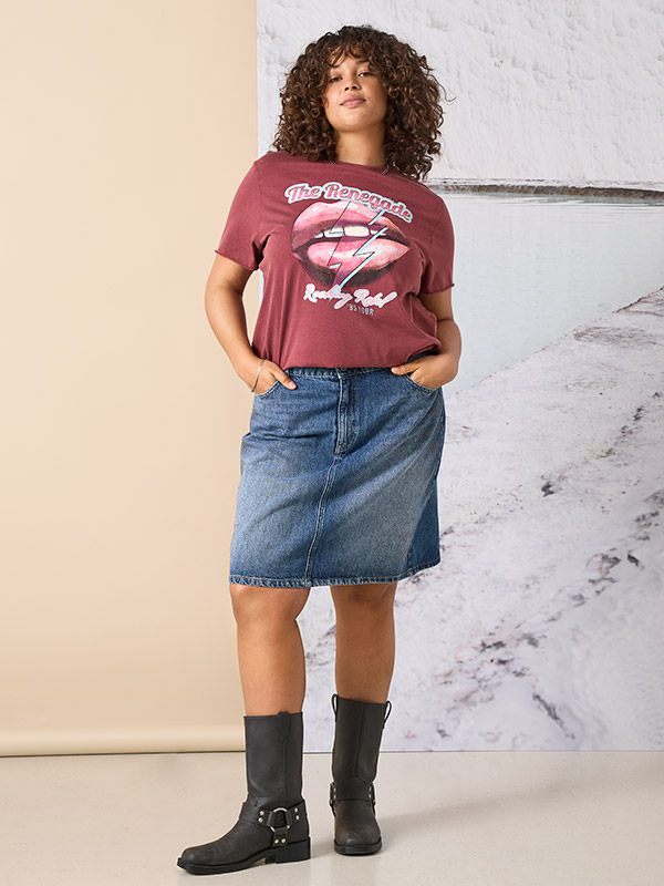 CARSTELLA - Plus Size Kjol fra Only Carmakoma