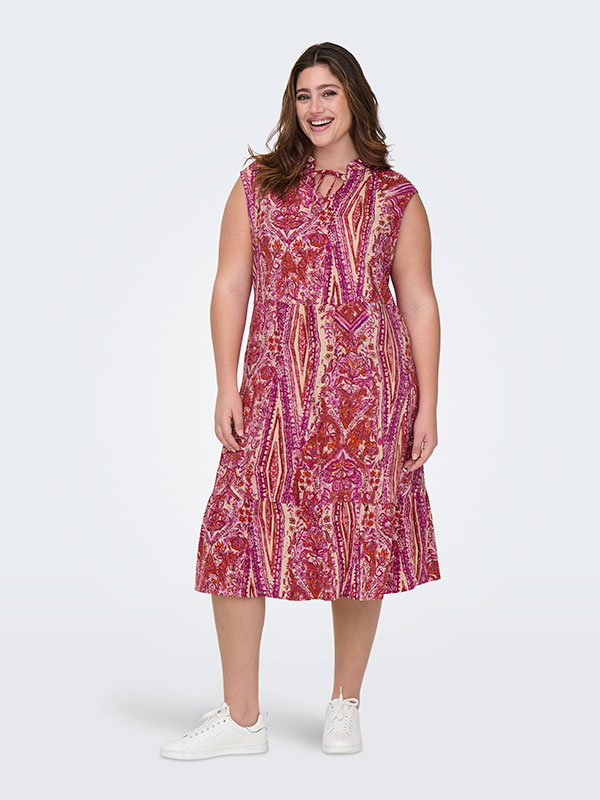 CARNOVA - Plus Size Klänning fra Only Carmakoma