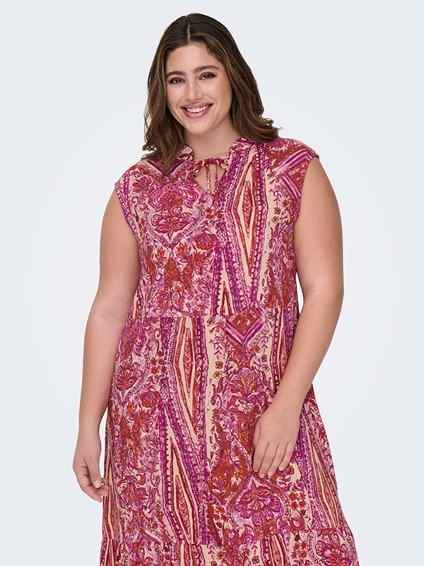 CARNOVA - Plus Size Klänning fra Only Carmakoma