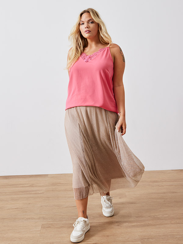 CARTINGA - Plus Size Kjol fra Only Carmakoma