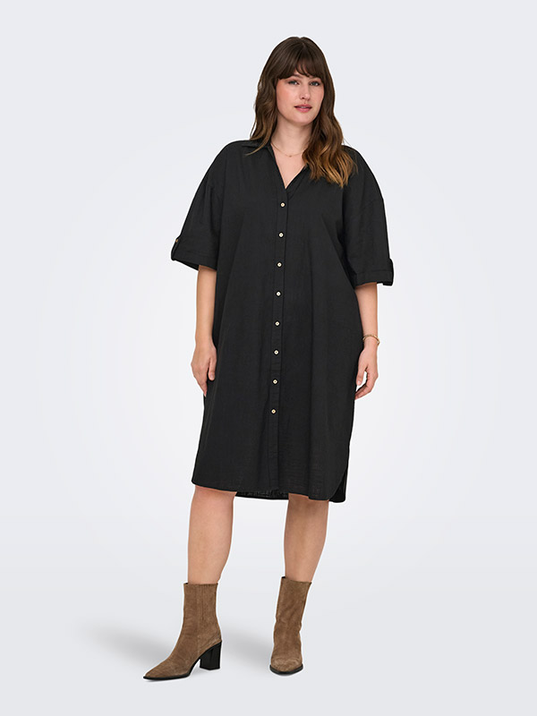 CARCOCO - Plus Size Klänning fra Only Carmakoma