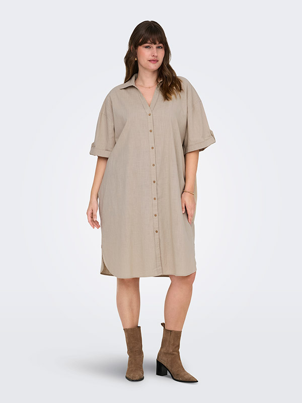 CARCOCO - Plus Size Klänning fra Only Carmakoma