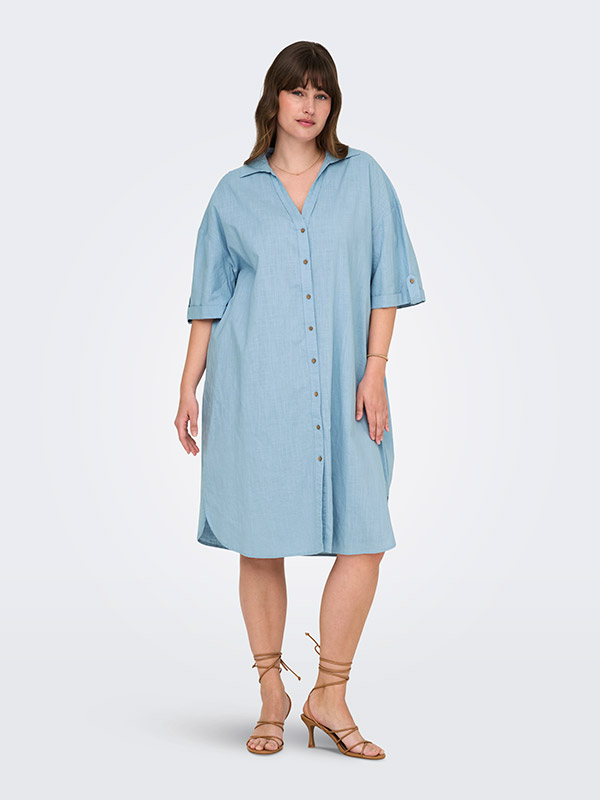 CARCOCO - Plus Size Klänning fra Only Carmakoma