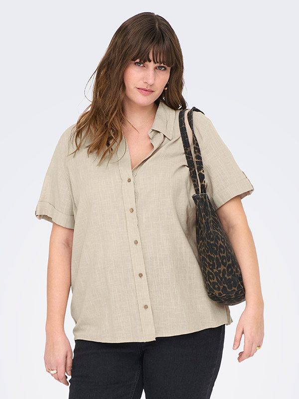 CARCOCO - Plus Size Skjorta fra Only Carmakoma