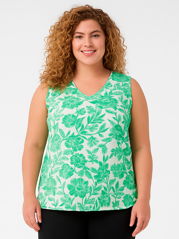 CARMARRAKESH - Plus Size Top fra Only Carmakoma