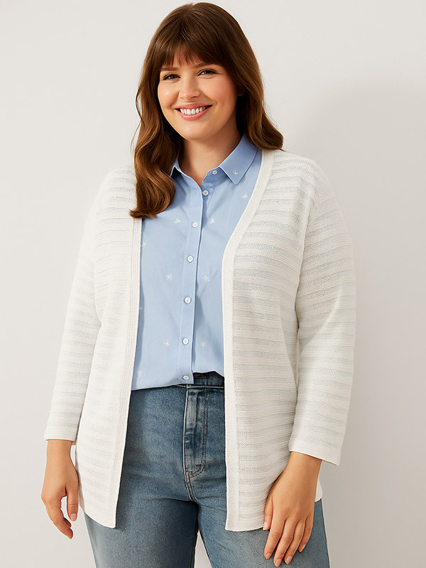 CARKELLY - Plus Size Kofta fra Only Carmakoma
